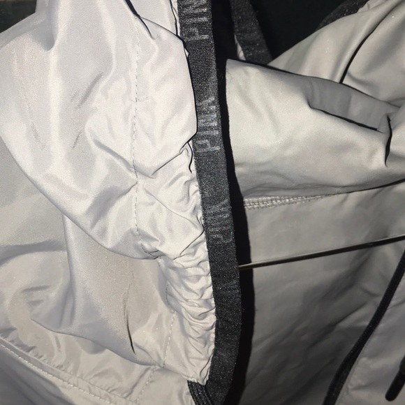 VS Pink-Grey Anorak Full Zip Hoodie Windbreaker - Picture 3 of 6